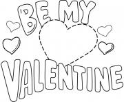 be my valentine  printable4c99