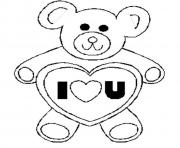valentines day s bear i love ucd60