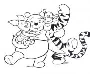 tiger piglet and pooh hugging each other pagef186