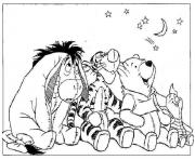 winnie the pooh  with friends looking the stars15ac