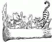 pooh and friends having honey page1d1b