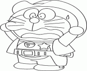 Printable cowboy doraemon a9f4 coloring pages