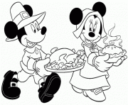 thanksgiving  disney mickey and minnie mouse9c76
