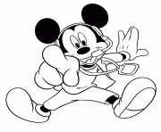 Printable mickey as announcer disney 7c83 coloring pages