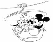 mickey and goofy on a flying boat disney bf4d