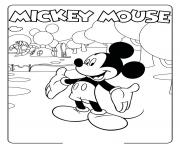 mickey mouse in garden disney 28f3