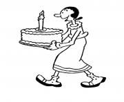 olive having birthday cake popeye d0f8