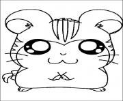 Printable cute hamster b3a2 coloring pages