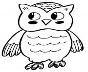 cute cartoon baby owl s to print0528