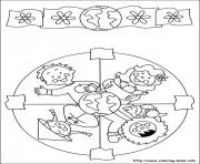 Printable easy simple mandala 49 coloring pages