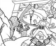 Printable spiderman and dr coloring pages
