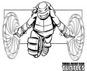 Printable mike ninja turtle free superhero sf299 coloring pages