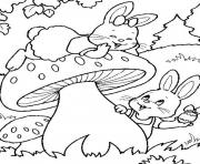 kids easter s bunny hunting eggs8667 coloring pages