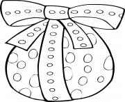 Printable fancy easter s eggs with bow2f2e coloring pages