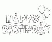 happy birthday  alphabet050e coloring pages
