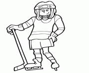 Printable free hockey s36a3 coloring pages