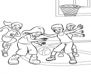 coloring pages with basketballb885