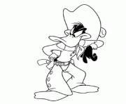 cowboy looney tunes daffy duck sd64b