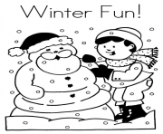 winter fun color pages to print1080c