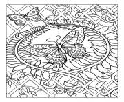 Printable zen antistress free adult 15 coloring pages