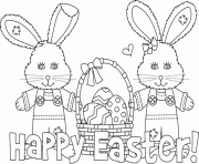 Printable printable happy easter coloring pages