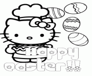 hello kitty chef pie eggs easter