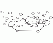 bubble bath hello kitty