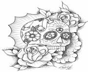 awesome sugar skull picture online