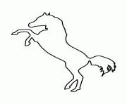 horse stencil 984