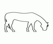 horse stencil 181