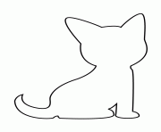 Printable cute dog stencil coloring pages