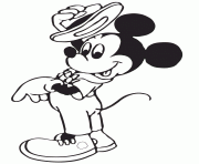 mickey mouse holding hat disney