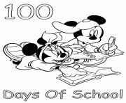 mickey and minnie 100 days of school disney