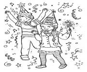 coloring pages for kids new year partiesb0ee