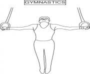 coloring pages for kids gymnastics sport487b