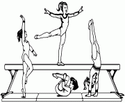 Printable coloring pages for kids gymnastics steps54d0 coloring pages