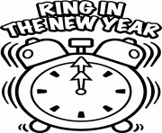 coloring pages for kids new year rings3a33