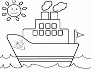 ship  for kids9d67 coloring pages