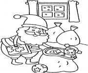 christmas s for kids santa claus preparing presentsf646
