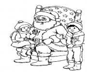 kids and santa christmas s printable10a63