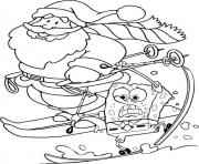 spongebob and santa s for kids printableee7f