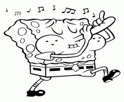 coloring pages for kids spongebob music720a