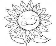 sunflower smiling s for kids with flowersbc56