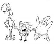 coloring pages for kids spongebob and friendsb52d