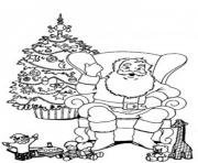 santa relaxing in a chair christmas s for kids43e9