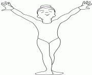 coloring pages for kids gymnastics simple8e50