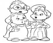 coloring pages of alvin and the chipmunks