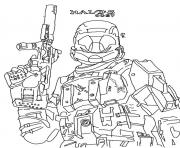 Halo Reach Coloring Pages To Print