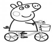 peppa pig drive bike