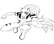 Printable ultimate spiderman white tiger 2 coloring pages